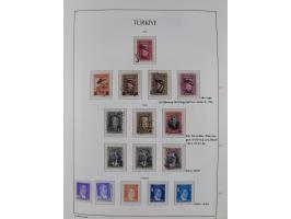 1920/69, mostly unused/mint and cancelled collection ‘Republic of Turkey’ in album with some better and complete issues Angor