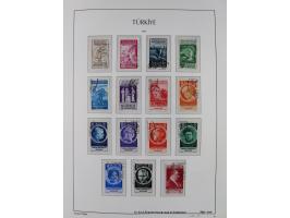 1920/69, mostly unused/mint and cancelled collection ‘Republic of Turkey’ in album with some better and complete issues Angor