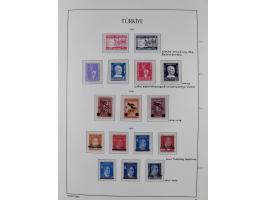 1920/69, mostly unused/mint and cancelled collection ‘Republic of Turkey’ in album with some better and complete issues Angor