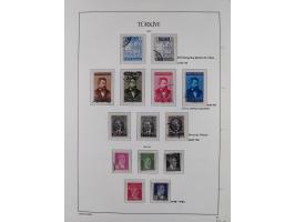 1920/69, mostly unused/mint and cancelled collection ‘Republic of Turkey’ in album with some better and complete issues Angor
