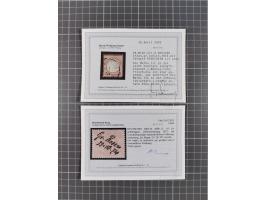 1872/94, interessante Sammlung mit 35 gestempelten Marken inkl. besseren Marken und vieler schöner Briefstücke mit sehr klare