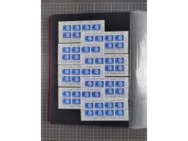 1960/2004, Stamps in blocks, all mint never hinged, including complete sheet animals 1979, 43 souvenir sheets, very fine.