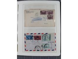 1865/1960, ca. 160 covers incl. many airmail covers, cards with better picture postcards and postal stationeries, with u.o. p