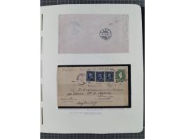 1865/1960, ca. 160 covers incl. many airmail covers, cards with better picture postcards and postal stationeries, with u.o. p