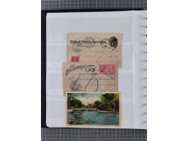1865/1960, ca. 160 covers incl. many airmail covers, cards with better picture postcards and postal stationeries, with u.o. p