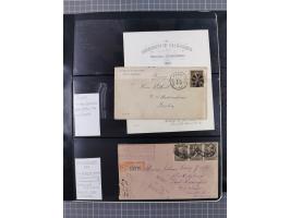 1865/1960, ca. 160 covers incl. many airmail covers, cards with better picture postcards and postal stationeries, with u.o. p