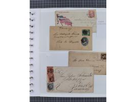 1865/1960, ca. 160 covers incl. many airmail covers, cards with better picture postcards and postal stationeries, with u.o. p