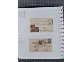 1865/1960, ca. 160 covers incl. many airmail covers, cards with better picture postcards and postal stationeries, with u.o. p