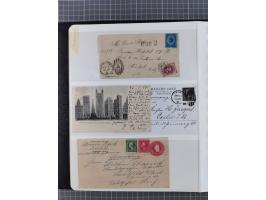 1865/1960, ca. 160 covers incl. many airmail covers, cards with better picture postcards and postal stationeries, with u.o. p