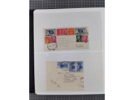 1865/1960, ca. 160 covers incl. many airmail covers, cards with better picture postcards and postal stationeries, with u.o. p