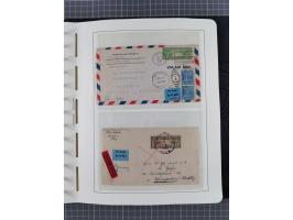 1865/1960, ca. 160 covers incl. many airmail covers, cards with better picture postcards and postal stationeries, with u.o. p