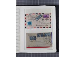 1865/1960, ca. 160 covers incl. many airmail covers, cards with better picture postcards and postal stationeries, with u.o. p