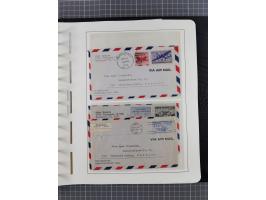1865/1960, ca. 160 covers incl. many airmail covers, cards with better picture postcards and postal stationeries, with u.o. p