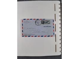 1865/1960, ca. 160 covers incl. many airmail covers, cards with better picture postcards and postal stationeries, with u.o. p