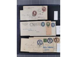 1865/1960, ca. 160 covers incl. many airmail covers, cards with better picture postcards and postal stationeries, with u.o. p