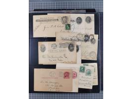 1865/1960, ca. 160 covers incl. many airmail covers, cards with better picture postcards and postal stationeries, with u.o. p