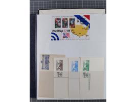 1865/1960, ca. 160 covers incl. many airmail covers, cards with better picture postcards and postal stationeries, with u.o. p