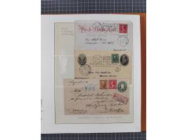 1865/1960, ca. 160 covers incl. many airmail covers, cards with better picture postcards and postal stationeries, with u.o. p