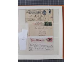 1865/1960, ca. 160 covers incl. many airmail covers, cards with better picture postcards and postal stationeries, with u.o. p