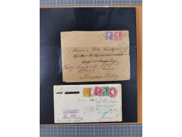1865/1960, ca. 160 covers incl. many airmail covers, cards with better picture postcards and postal stationeries, with u.o. p