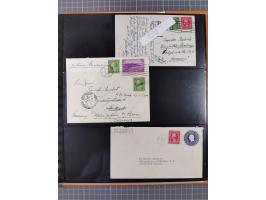 1865/1960, ca. 160 covers incl. many airmail covers, cards with better picture postcards and postal stationeries, with u.o. p