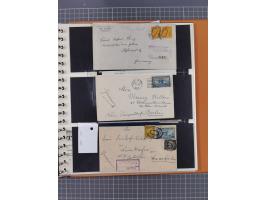 1865/1960, ca. 160 covers incl. many airmail covers, cards with better picture postcards and postal stationeries, with u.o. p