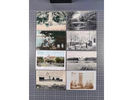 Schleswig: 1897/1917, 26 Ansichtskarten inkl. einer Fotokarte mit Abbildung “Frau mit Katze”, gebraucht, dabei kleine Orte un