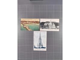 Schleswig: 1897/1917, 26 Ansichtskarten inkl. einer Fotokarte mit Abbildung “Frau mit Katze”, gebraucht, dabei kleine Orte un