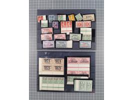 1920/39, meist postfrische Partie mit Paaren, Einheiten, Randstücken und Zwischenstegpaaren, dabei u.a. Viererblock und Dreie