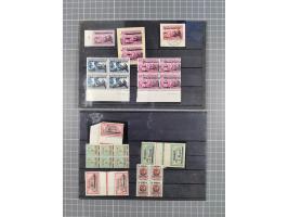 1920/39, meist postfrische Partie mit Paaren, Einheiten, Randstücken und Zwischenstegpaaren, dabei u.a. Viererblock und Dreie