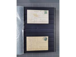 1900/22, fast 60 Briefe und Karten mit Germania-Frankaturen inkl. Aufdruckausgaben der Abstimmungesgebiete, dabei R-Briefe, i