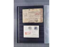 1900/22, fast 60 Briefe und Karten mit Germania-Frankaturen inkl. Aufdruckausgaben der Abstimmungesgebiete, dabei R-Briefe, i