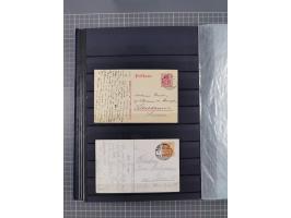 1900/22, fast 60 Briefe und Karten mit Germania-Frankaturen inkl. Aufdruckausgaben der Abstimmungesgebiete, dabei R-Briefe, i