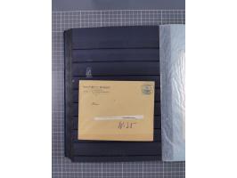 1900/22, fast 60 Briefe und Karten mit Germania-Frankaturen inkl. Aufdruckausgaben der Abstimmungesgebiete, dabei R-Briefe, i