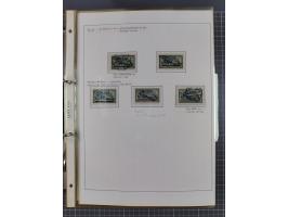 1922/23, interessante, ungebraucht/postfrische und gestempelte Spezial-Sammlung ex Mi.-Nr. 73-181 mit Einheiten, Randstücken,