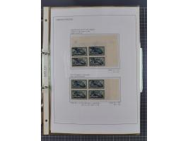 1922/23, interessante, ungebraucht/postfrische und gestempelte Spezial-Sammlung ex Mi.-Nr. 73-181 mit Einheiten, Randstücken,