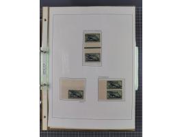 1922/23, interessante, ungebraucht/postfrische und gestempelte Spezial-Sammlung ex Mi.-Nr. 73-181 mit Einheiten, Randstücken,