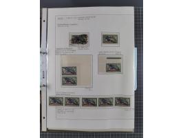 1922/23, interessante, ungebraucht/postfrische und gestempelte Spezial-Sammlung ex Mi.-Nr. 73-181 mit Einheiten, Randstücken,