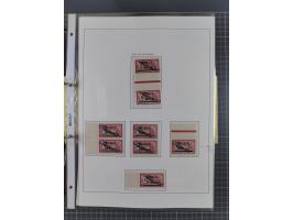 1922/23, interessante, ungebraucht/postfrische und gestempelte Spezial-Sammlung ex Mi.-Nr. 73-181 mit Einheiten, Randstücken,