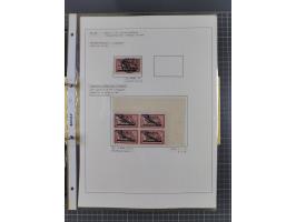 1922/23, interessante, ungebraucht/postfrische und gestempelte Spezial-Sammlung ex Mi.-Nr. 73-181 mit Einheiten, Randstücken,