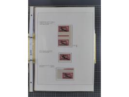 1922/23, interessante, ungebraucht/postfrische und gestempelte Spezial-Sammlung ex Mi.-Nr. 73-181 mit Einheiten, Randstücken,