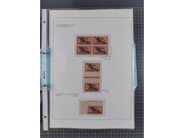 1922/23, interessante, ungebraucht/postfrische und gestempelte Spezial-Sammlung ex Mi.-Nr. 73-181 mit Einheiten, Randstücken,