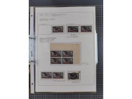 1922/23, interessante, ungebraucht/postfrische und gestempelte Spezial-Sammlung ex Mi.-Nr. 73-181 mit Einheiten, Randstücken,