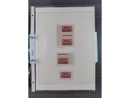 1922/23, interessante, ungebraucht/postfrische und gestempelte Spezial-Sammlung ex Mi.-Nr. 73-181 mit Einheiten, Randstücken,