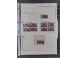 1922/23, interessante, ungebraucht/postfrische und gestempelte Spezial-Sammlung ex Mi.-Nr. 73-181 mit Einheiten, Randstücken,