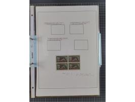 1922/23, interessante, ungebraucht/postfrische und gestempelte Spezial-Sammlung ex Mi.-Nr. 73-181 mit Einheiten, Randstücken,