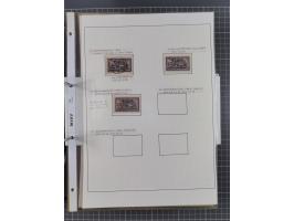 1922/23, interessante, ungebraucht/postfrische und gestempelte Spezial-Sammlung ex Mi.-Nr. 73-181 mit Einheiten, Randstücken,