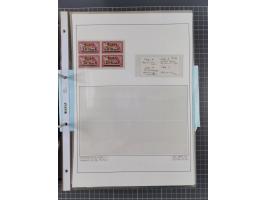 1922/23, interessante, ungebraucht/postfrische und gestempelte Spezial-Sammlung ex Mi.-Nr. 73-181 mit Einheiten, Randstücken,