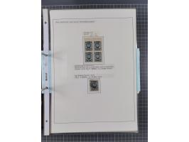 1922/23, interessante, ungebraucht/postfrische und gestempelte Spezial-Sammlung ex Mi.-Nr. 73-181 mit Einheiten, Randstücken,