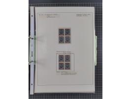 1922/23, interessante, ungebraucht/postfrische und gestempelte Spezial-Sammlung ex Mi.-Nr. 73-181 mit Einheiten, Randstücken,